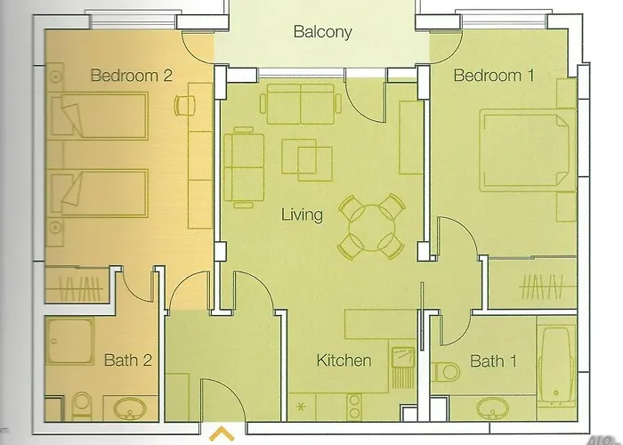 Daire Terra Komplex D3 - Private - Golf, Skiing &